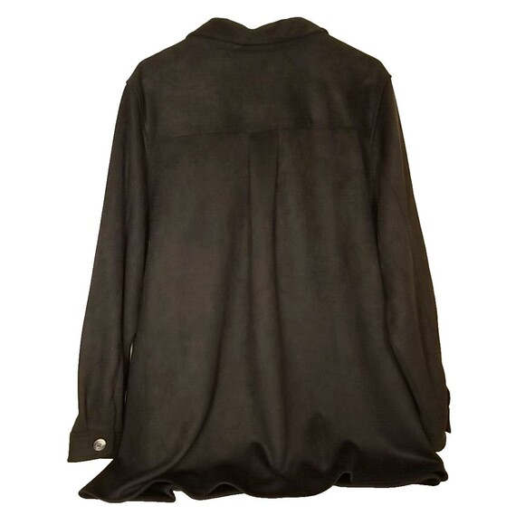 Avenue New black buttoned multi pockets long sleeve blazer jacket 22/24      T11 - Picture 2 of 6